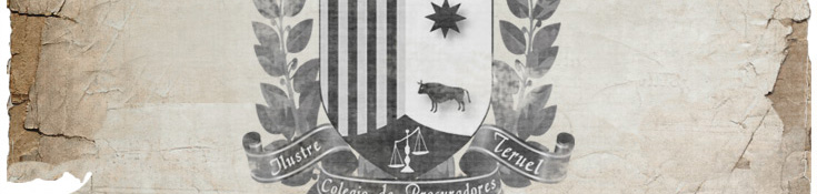 Ilustre Colegio de Procuradores de Teruel, escudo